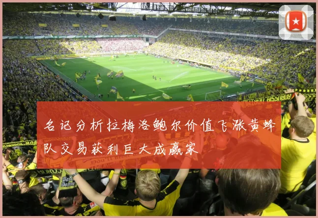 名记分析拉梅洛鲍尔价值飞涨黄蜂队交易获利巨大成赢家